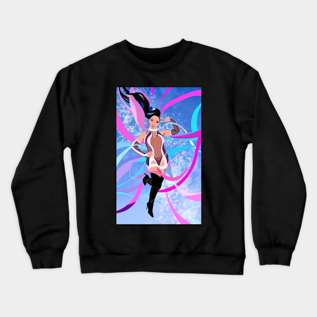 Sasha Colby Crewneck Sweatshirt by KaiVerroDesigns